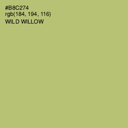 #B8C274 - Wild Willow Color Image